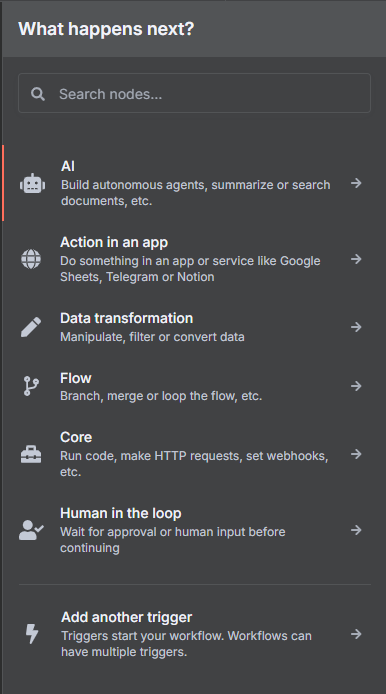 n8n nodes